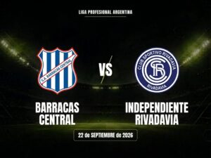 CA Barracas Central vs Independiente Rivadavia De Mendoza: dónde ver, horario y canal | Liga Profesional Argentina