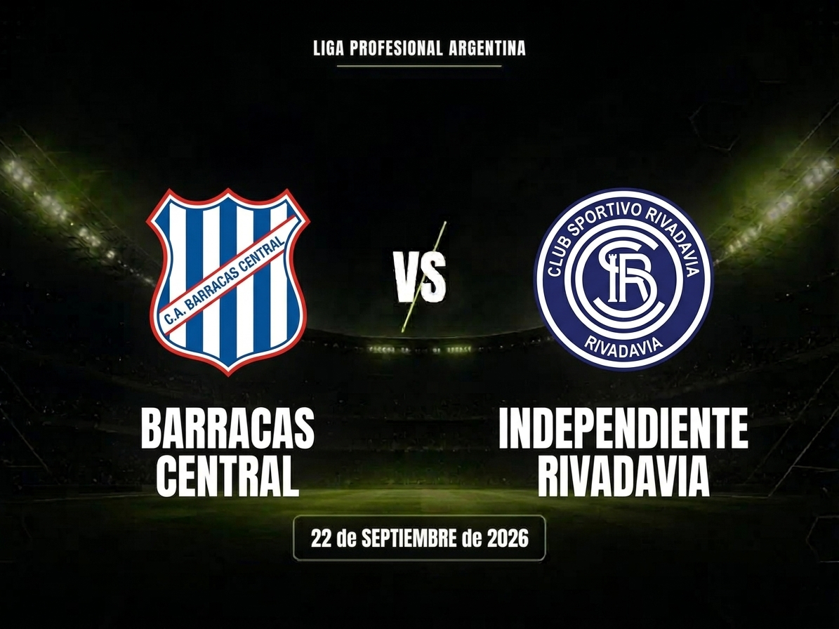 CA Barracas Central vs Independiente Rivadavia De Mendoza: dónde ver, horario y canal | Liga Profesional Argentina CA Barracas Central vs Independiente Rivadavia De Mendoza: dónde ver, horario y canal | Liga Profesional Argentina