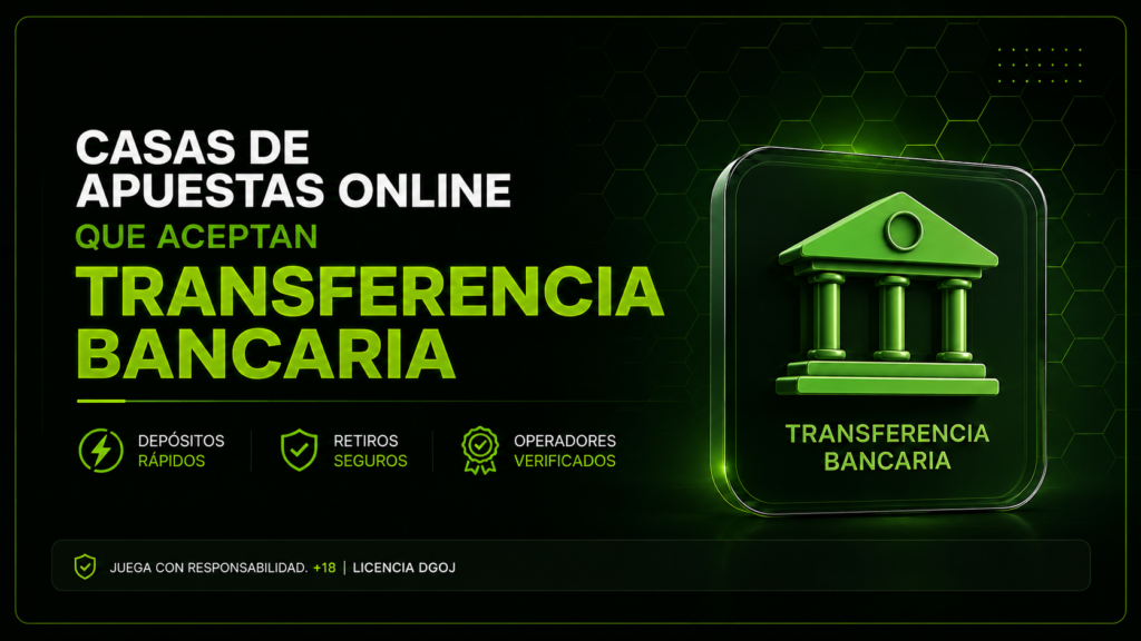 Casas de apuestas que aceptan transferencia bancaria