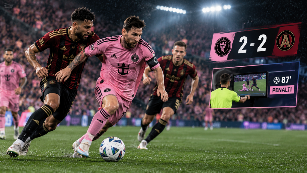El Atlanta del 'Tata' frena al Inter Miami en un final de infarto