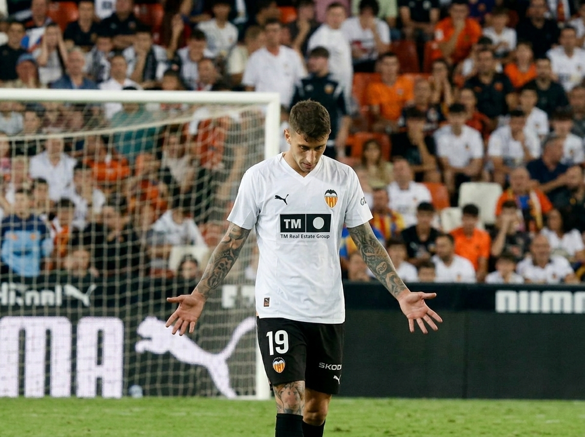 El problema del Valencia: solo un gol de sus delanteros en LaLiga El problema del Valencia solo un gol de sus delanteros en LaLiga