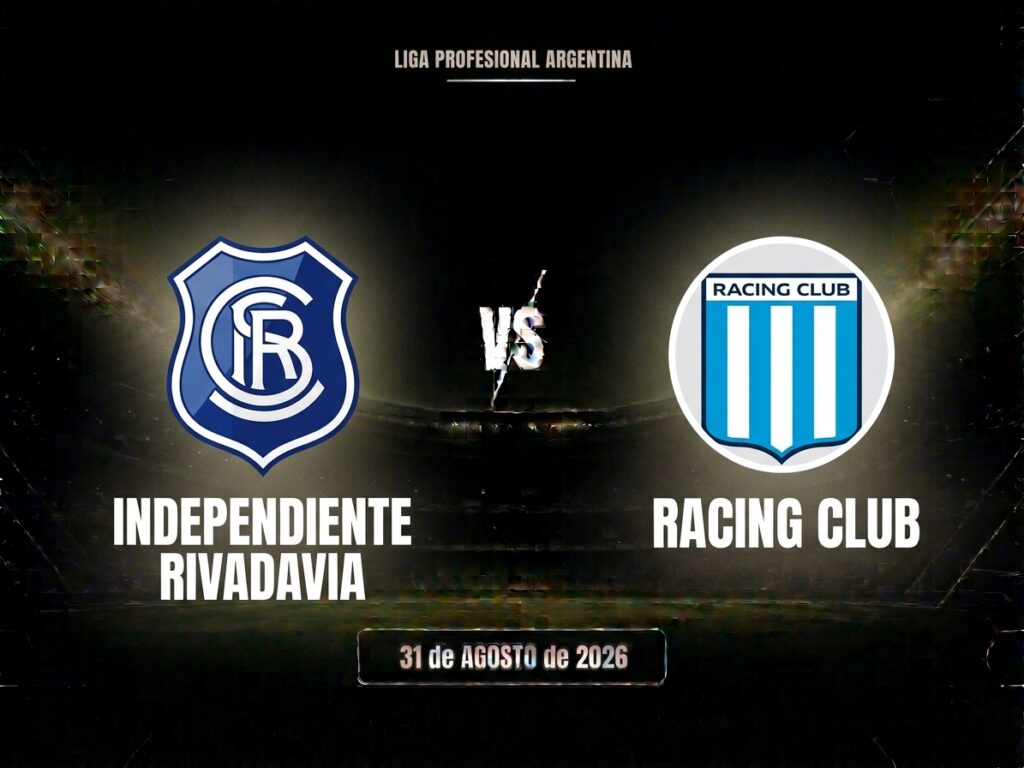 Independiente Rivadavia vs Racing Pronóstico y Cuotas 31-08-2026