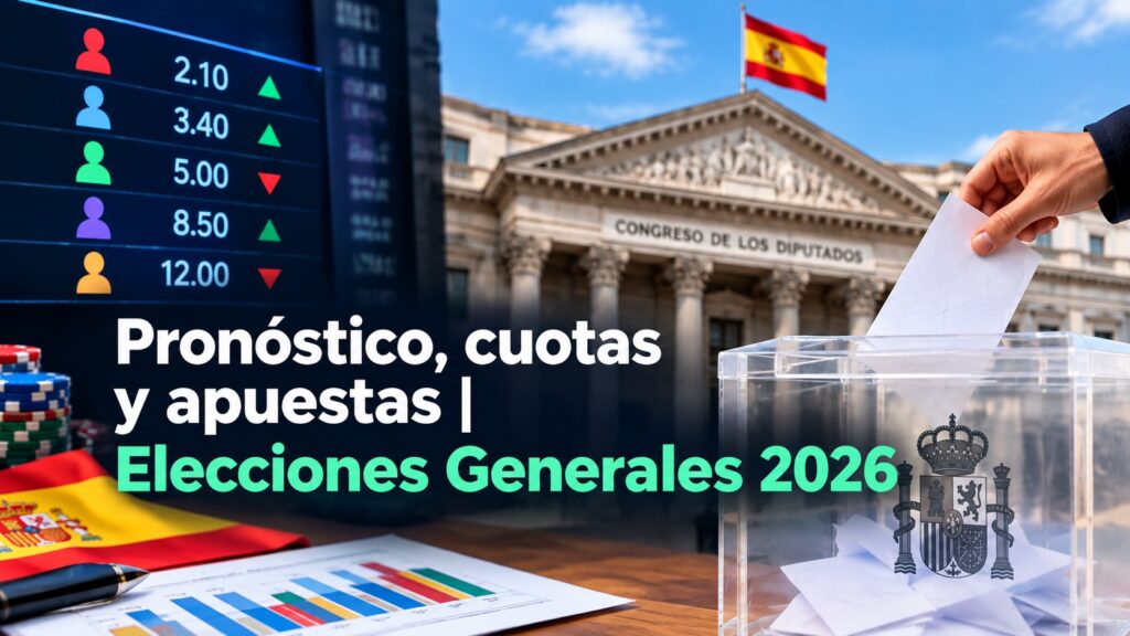 Pronóstico, cuotas y apuestas | Elecciones Generales 2026