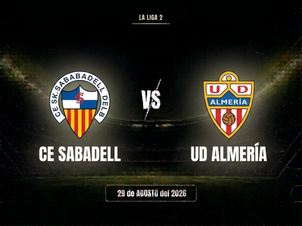 Sabadell vs Almería: Pronóstico, cuotas y apuestas | LaLiga 2 Horario y dónde ver hoy el Sabadell vs Almería | LaLiga Hypermotion