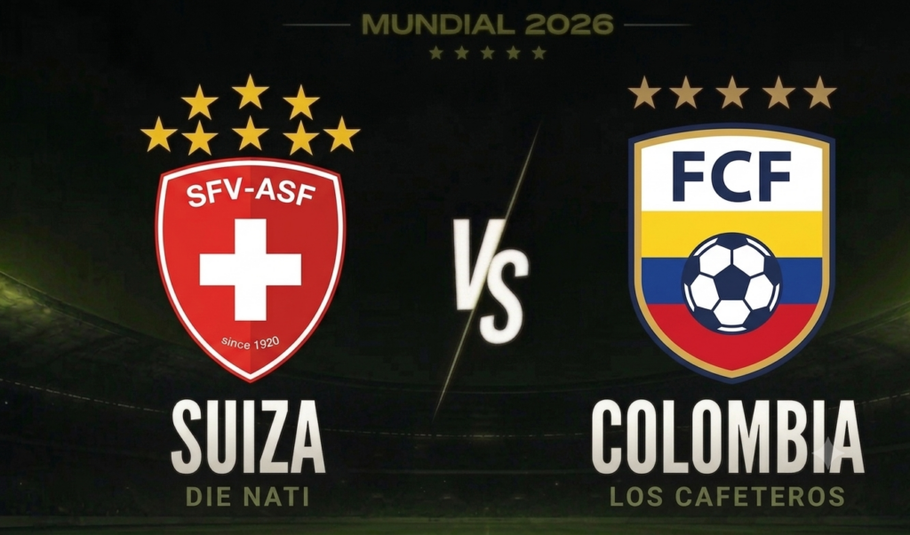 Suiza vs Colombia Pronóstico, cuotas y apuestas Mundial 2026