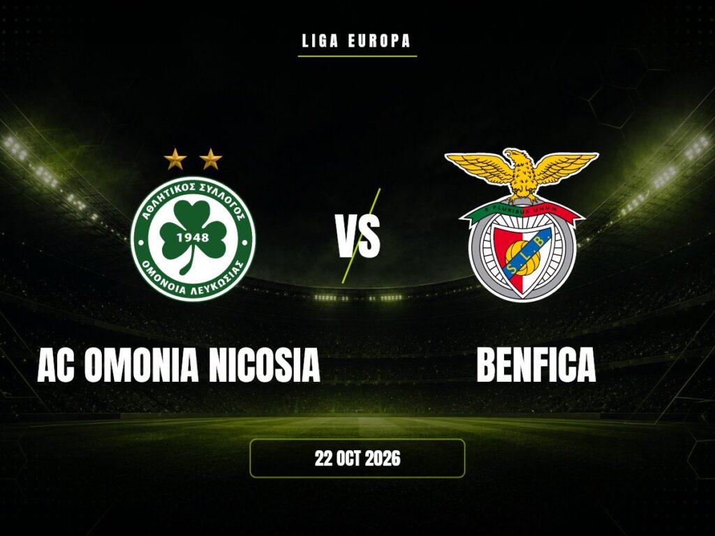 AC Omonia Nicosia contra Benfica, Liga Europa
