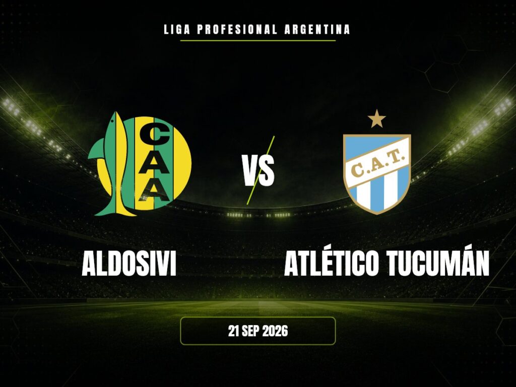 Aldosivi vs Atlético Tucumán: dónde ver, horario y canal | Liga Profesional Argentina Aldosivi contra Atlético Tucumán, Liga Profesional Argentina