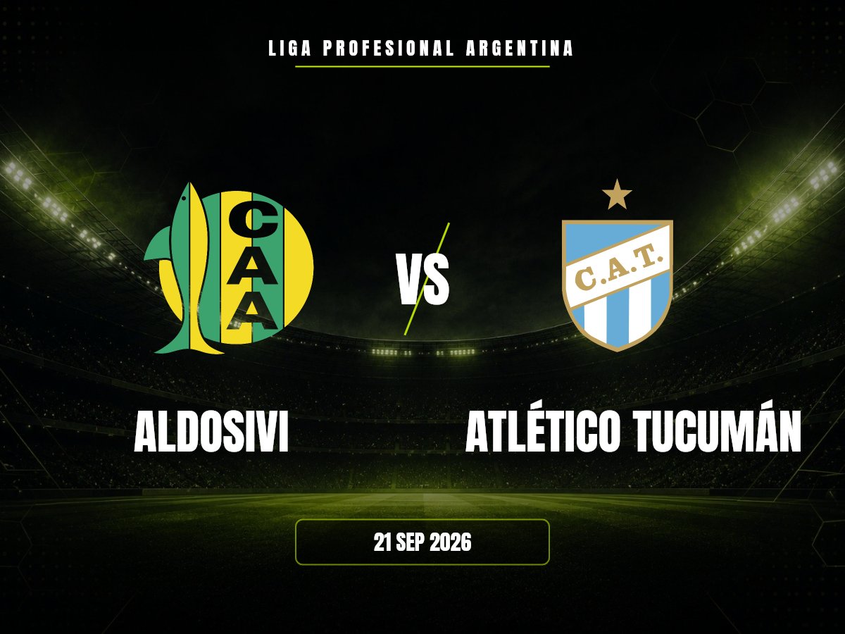 Aldosivi vs Atlético Tucumán: dónde ver, horario y canal | Liga Profesional Argentina Aldosivi contra Atlético Tucumán, Liga Profesional Argentina