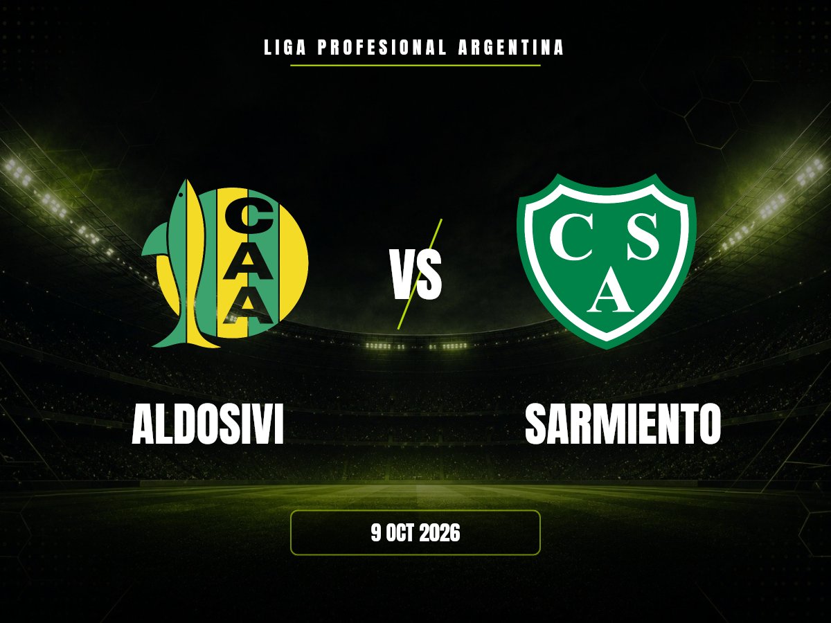 Aldosivi vs Sarmiento: dónde ver, horario y canal | Liga Profesional Argentina Aldosivi contra Sarmiento, Liga Profesional Argentina
