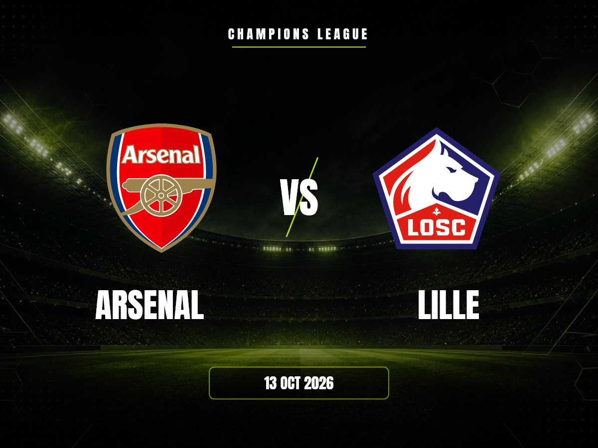 Arsenal contra Lille, Champions League