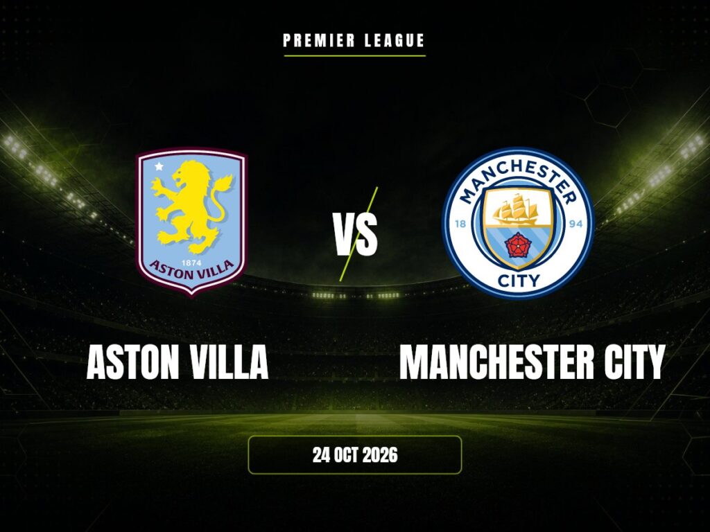 Aston Villa contra Manchester City, Premier League