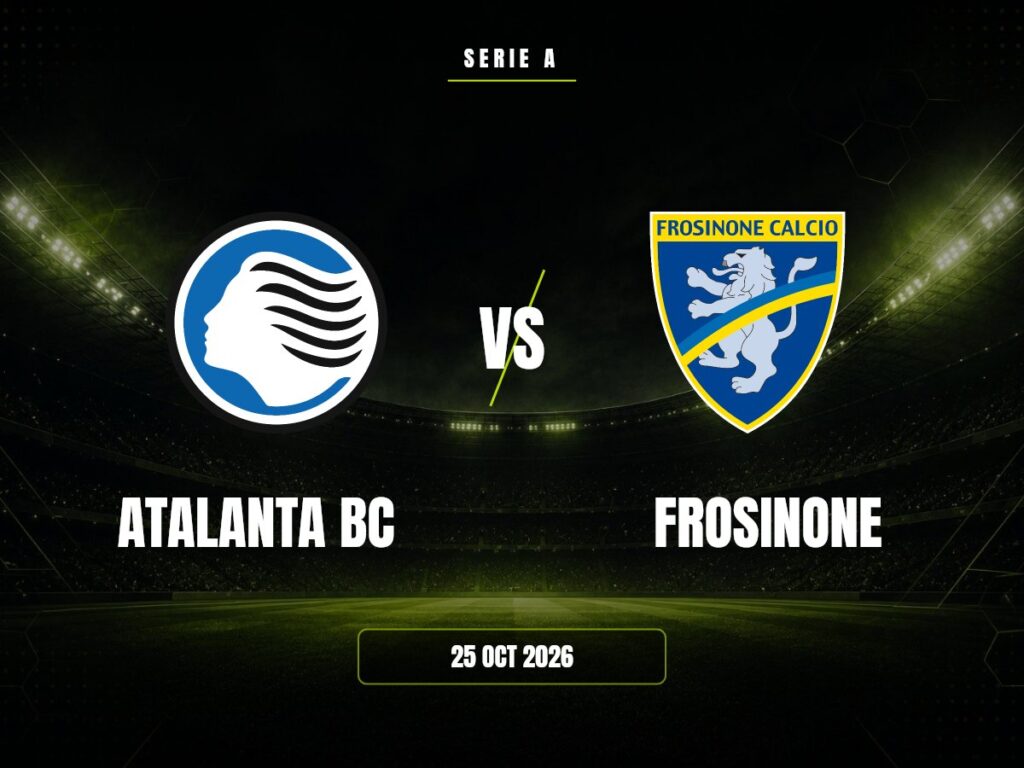 Atalanta BC contra Frosinone, Serie A
