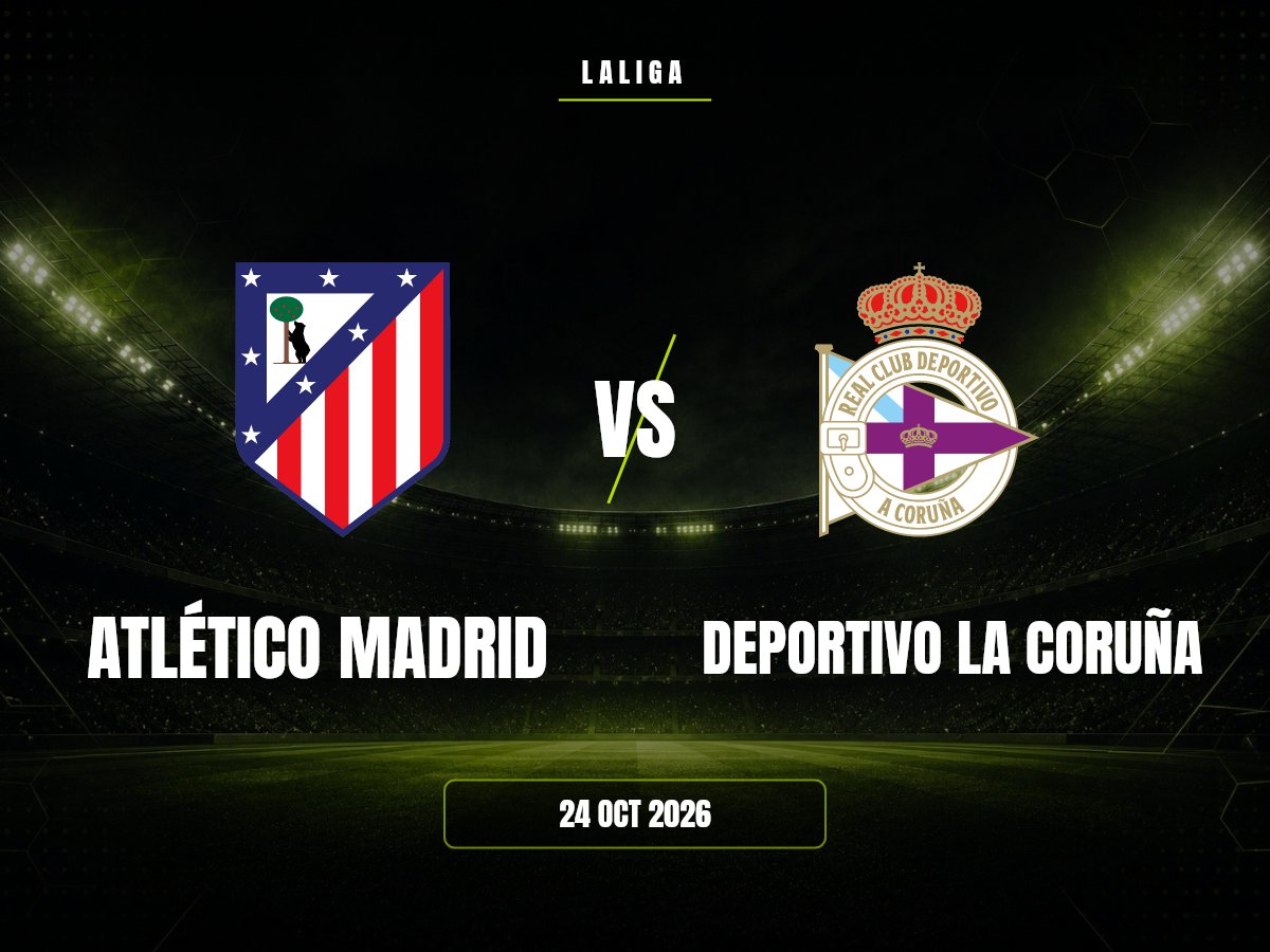 Atlético Madrid contra Deportivo La Coruña, LaLiga