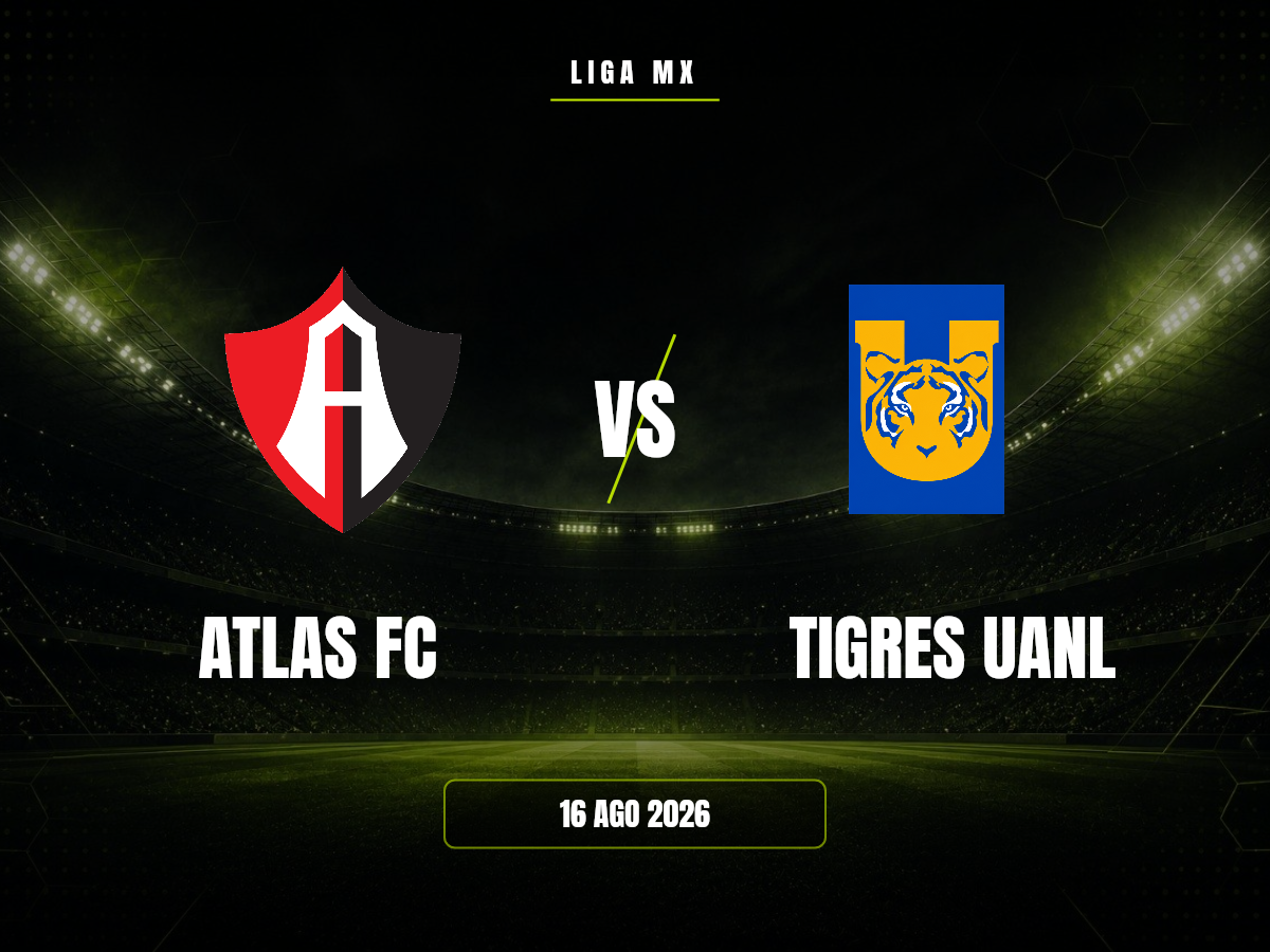 Atlas FC contra Tigres UANL, Liga MX
