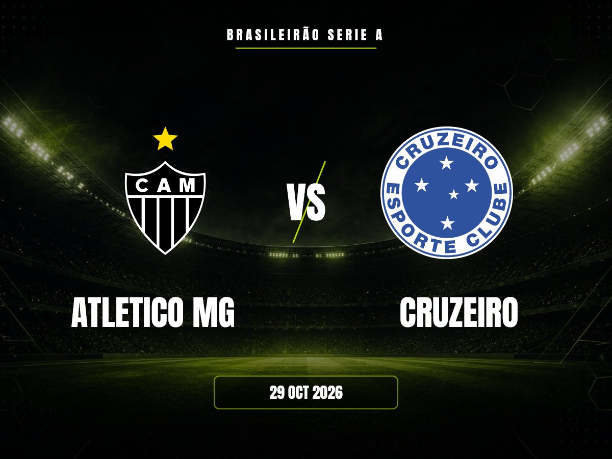Atletico MG vs Cruzeiro: dónde ver, horario y canal | Brasileirão Serie A Atletico MG contra Cruzeiro, Brasileirão Serie A