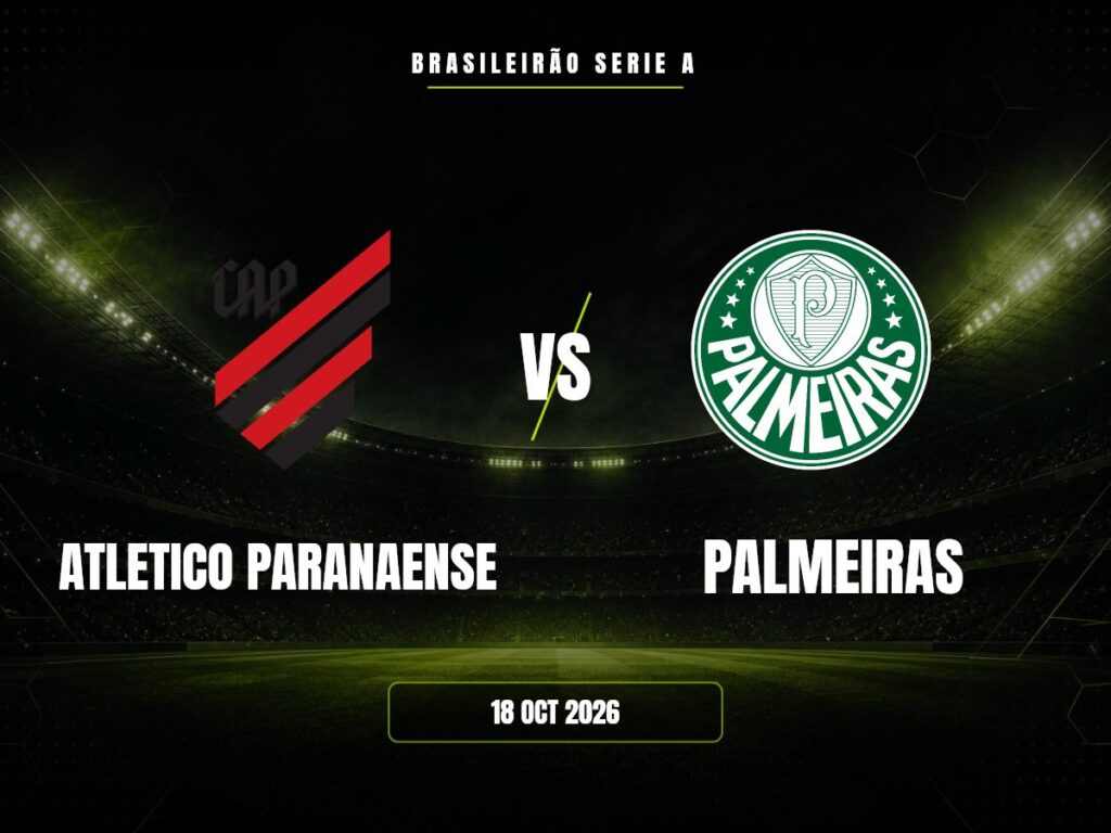 Atletico Paranaense contra Palmeiras, Brasileirão Serie A