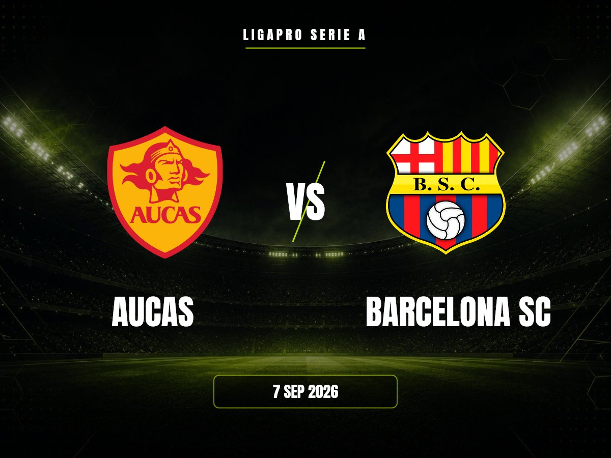 Aucas contra Barcelona SC, LigaPro Serie A