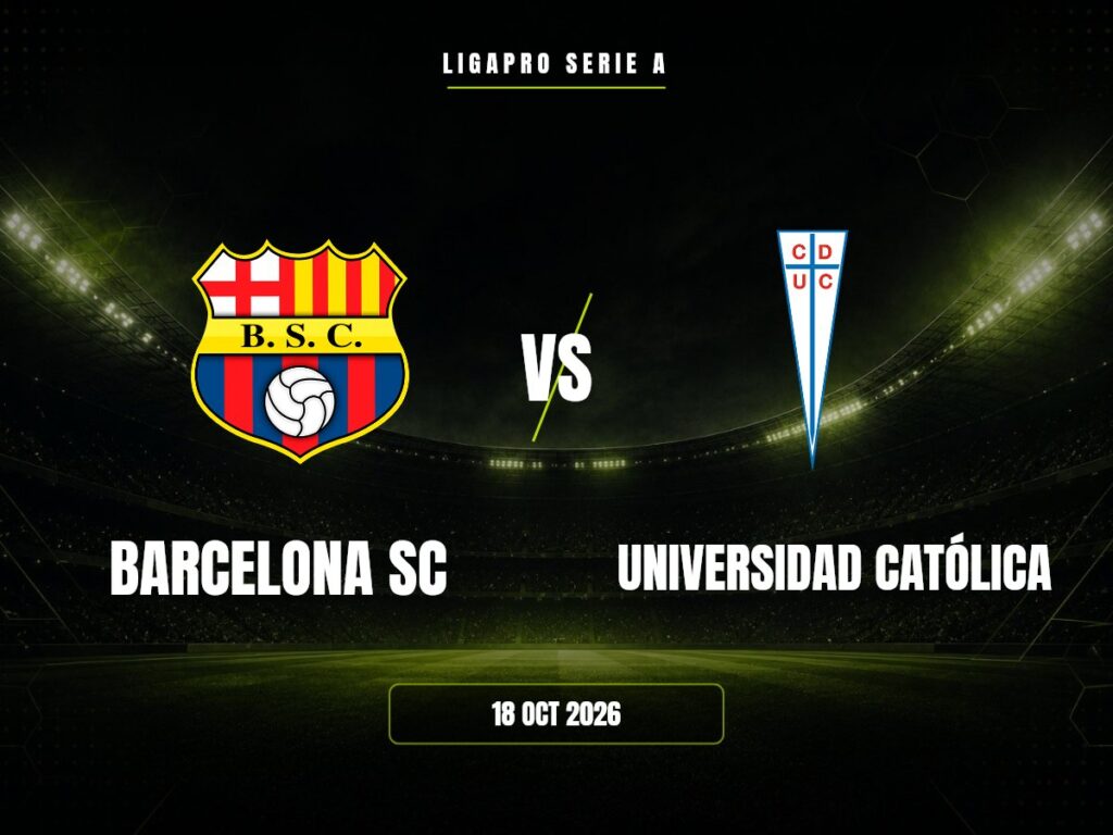 Barcelona SC contra Universidad Católica, LigaPro Serie A