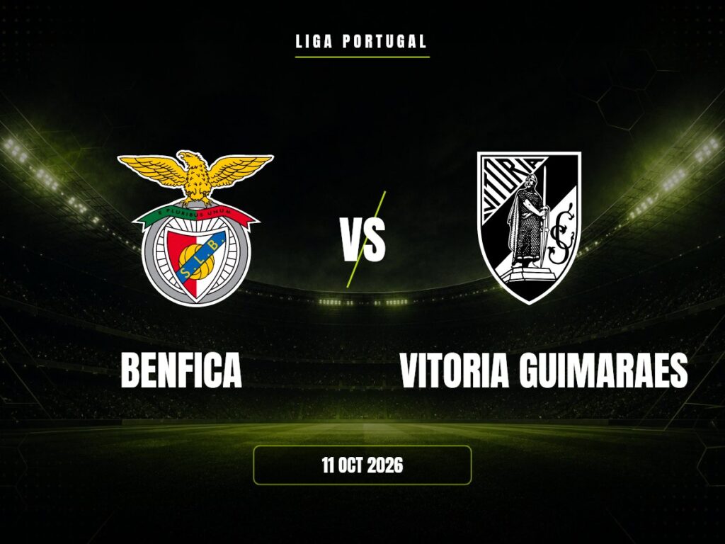 Benfica contra Vitoria Guimaraes, Liga Portugal