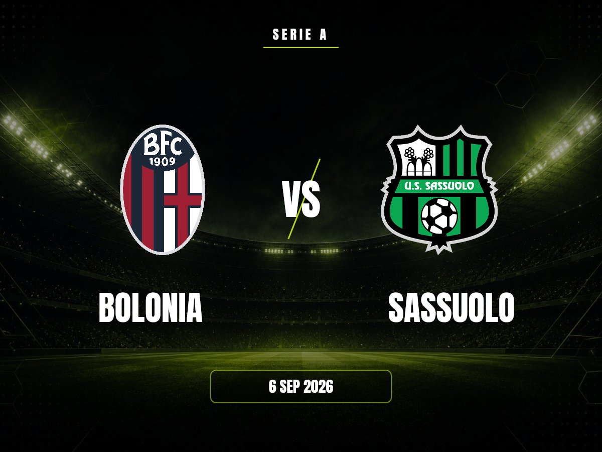 Bolonia vs Sassuolo: Pronóstico, Cuotas y Apuestas | Serie A Bolonia contra Sassuolo, Serie A