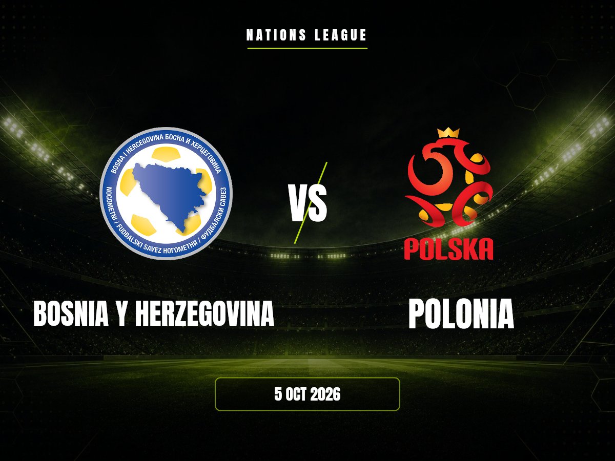 Bosnia Y Herzegovina contra Polonia, Nations League