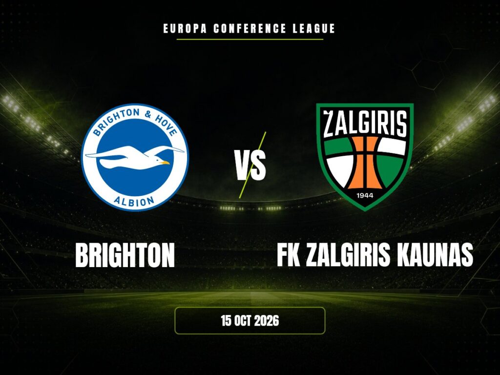 Brighton contra FK Zalgiris Kaunas, Europa Conference League
