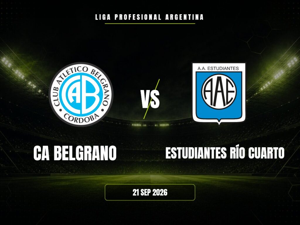 CA Belgrano contra Estudiantes Río Cuarto, Liga Profesional Argentina