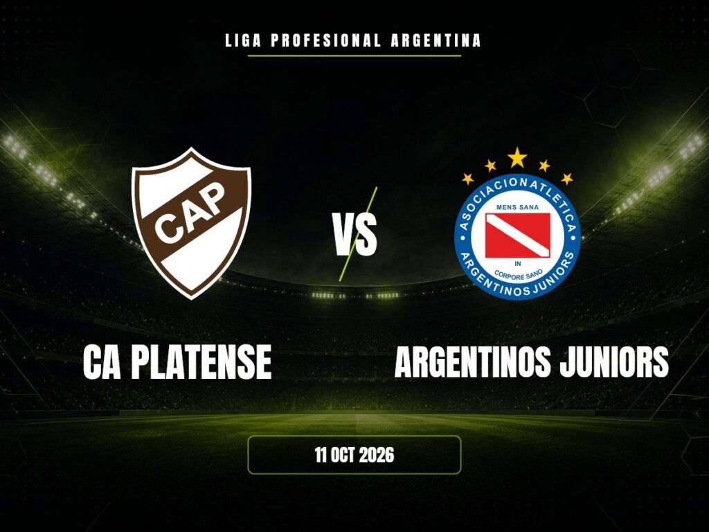 CA Platense contra Argentinos Juniors, Liga Profesional Argentina