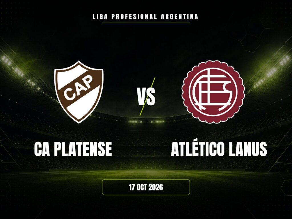 CA Platense contra Atlético Lanus, Liga Profesional Argentina
