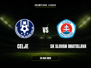 Celje vs Slovan Bratislava: Pronóstico y Apuestas | Champions League