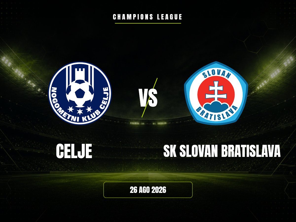 Celje contra SK Slovan Bratislava, Champions League