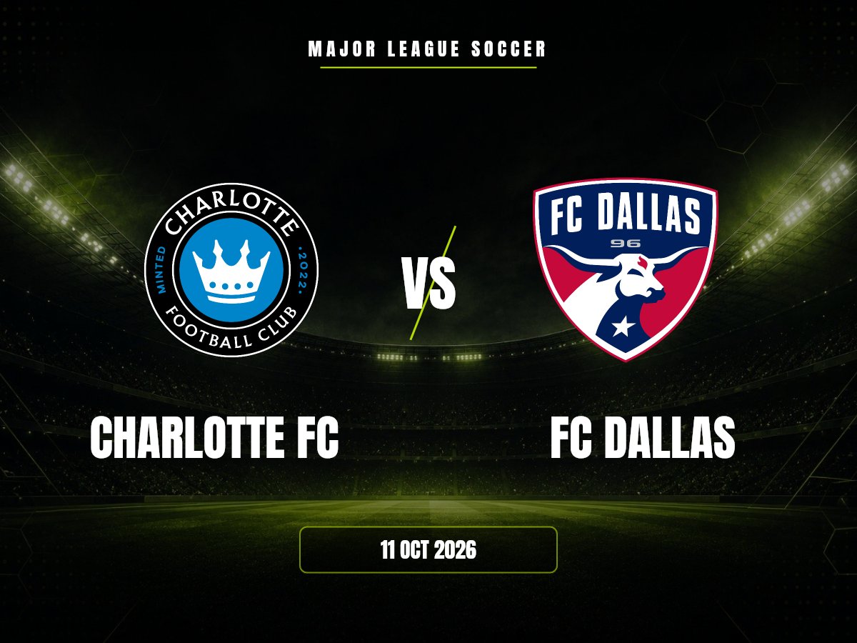 Charlotte FC vs FC Dallas: Pronóstico, Cuotas y Apuestas | MLS Charlotte FC contra FC Dallas, Major League Soccer