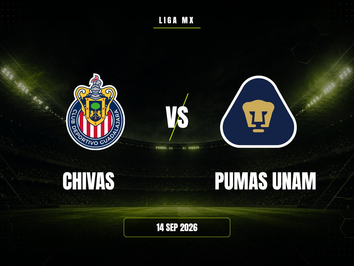 Chivas contra Pumas UNAM, Liga MX