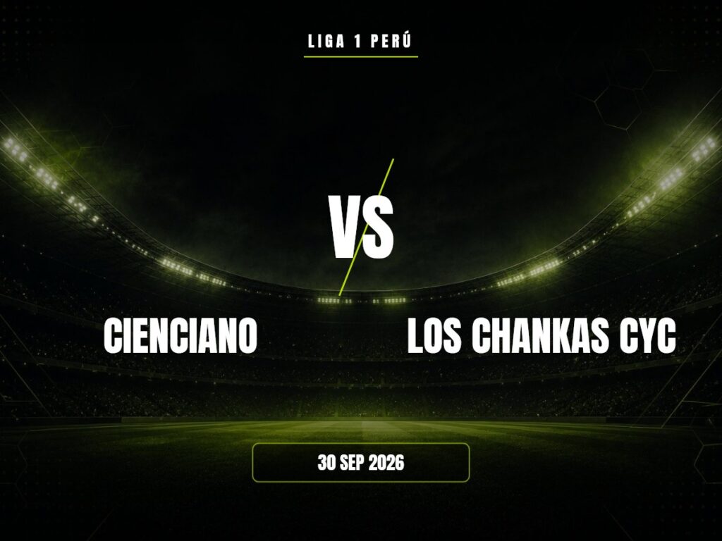Cienciano contra Los Chankas CYC, Liga 1 Perú
