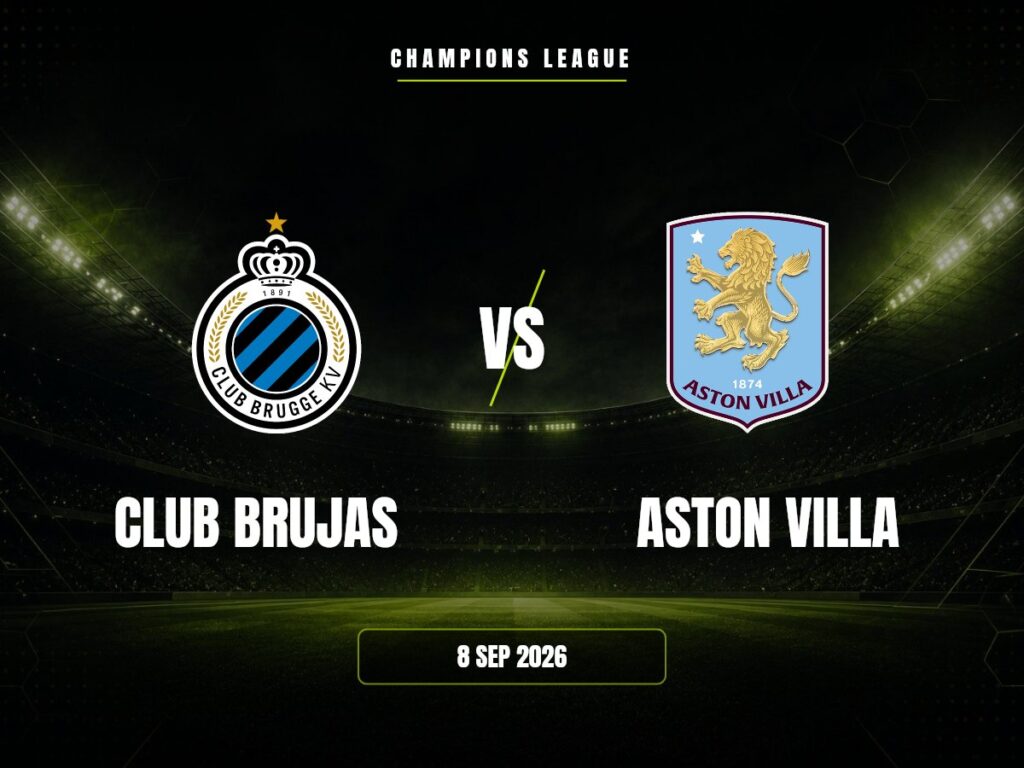 Club Brujas contra Aston Villa, Champions League