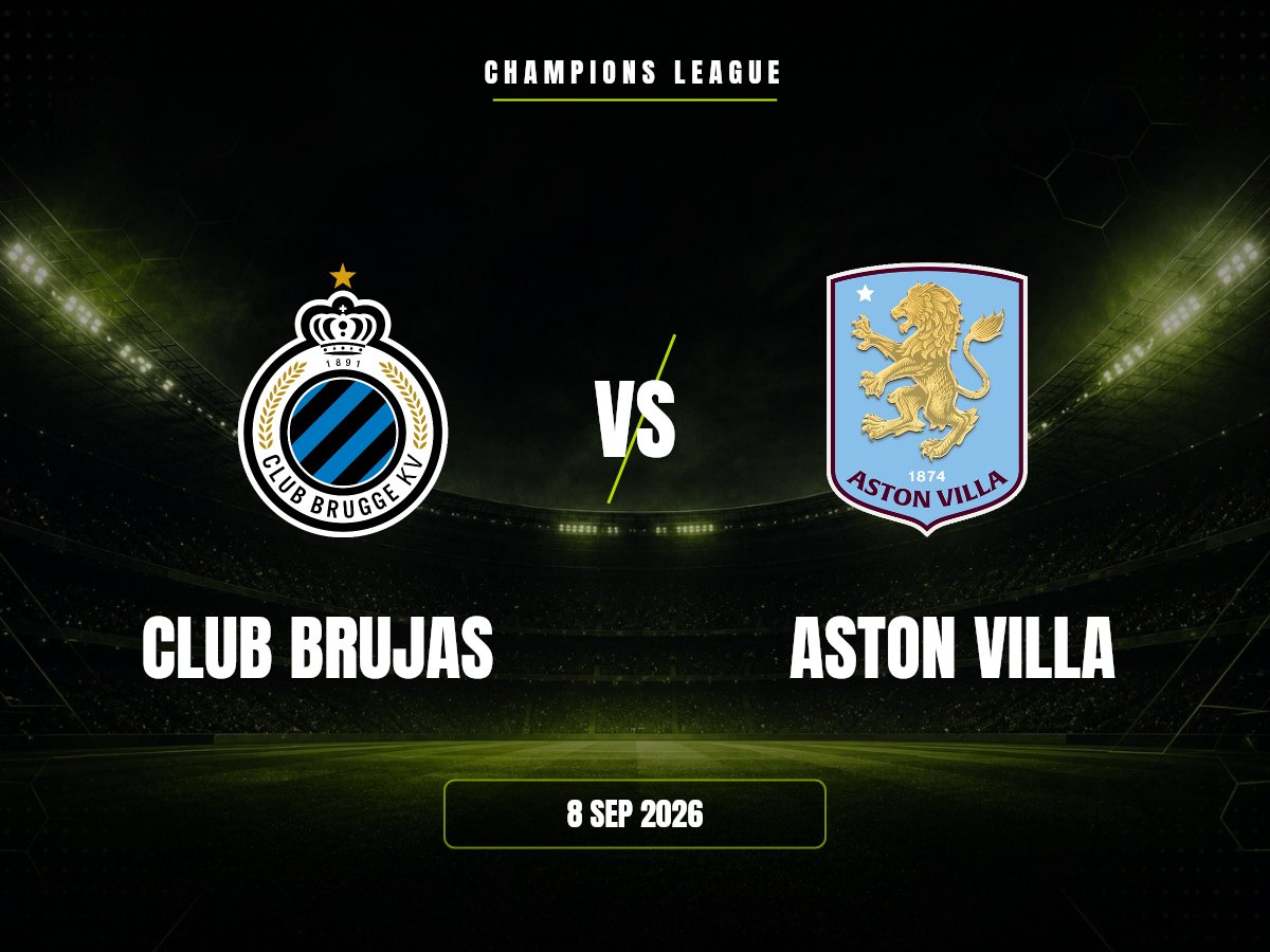 Club Brujas contra Aston Villa, Champions League