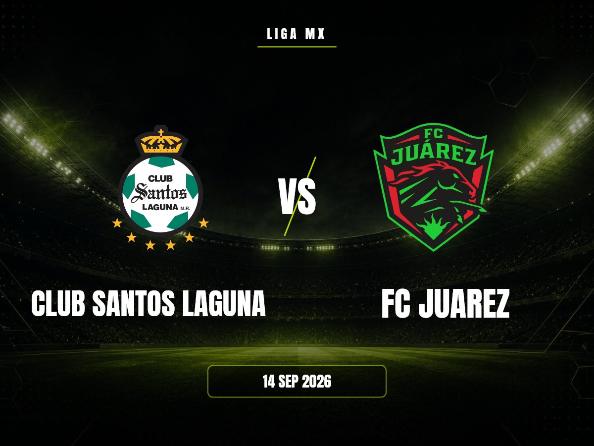 Club Santos Laguna contra FC Juarez, Liga MX