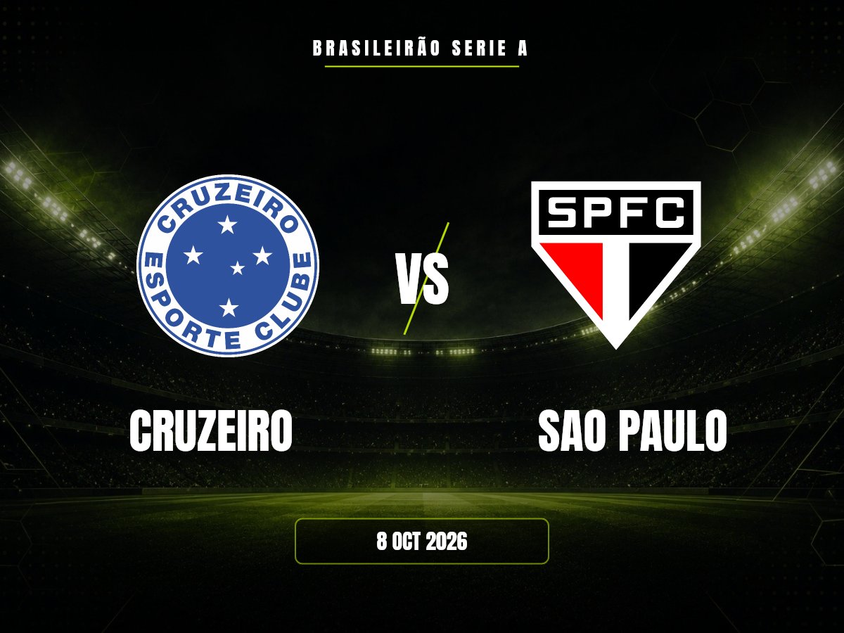Cruzeiro vs SAO Paulo: dónde ver, horario y canal | Brasileirão Serie A Cruzeiro contra SAO Paulo, Brasileirão Serie A