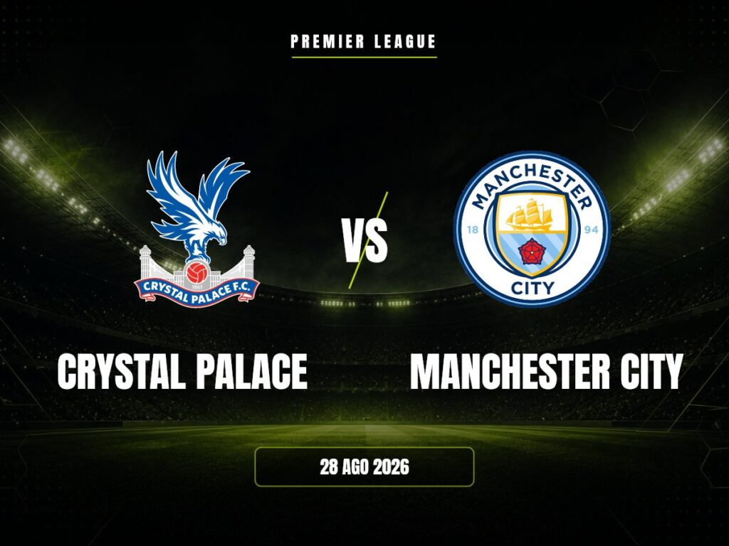 Crystal Palace vs Manchester City: Pronóstico, Cuotas y Apuestas | Premier League Crystal Palace contra Manchester City, Premier League
