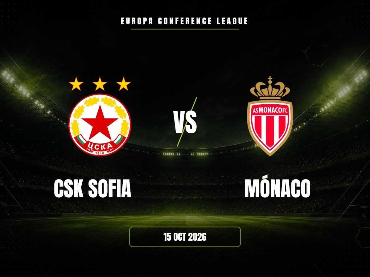 Csk Sofia vs Mónaco: Pronóstico, Cuotas y Apuestas | Conference League Csk Sofia contra Mónaco, Europa Conference League