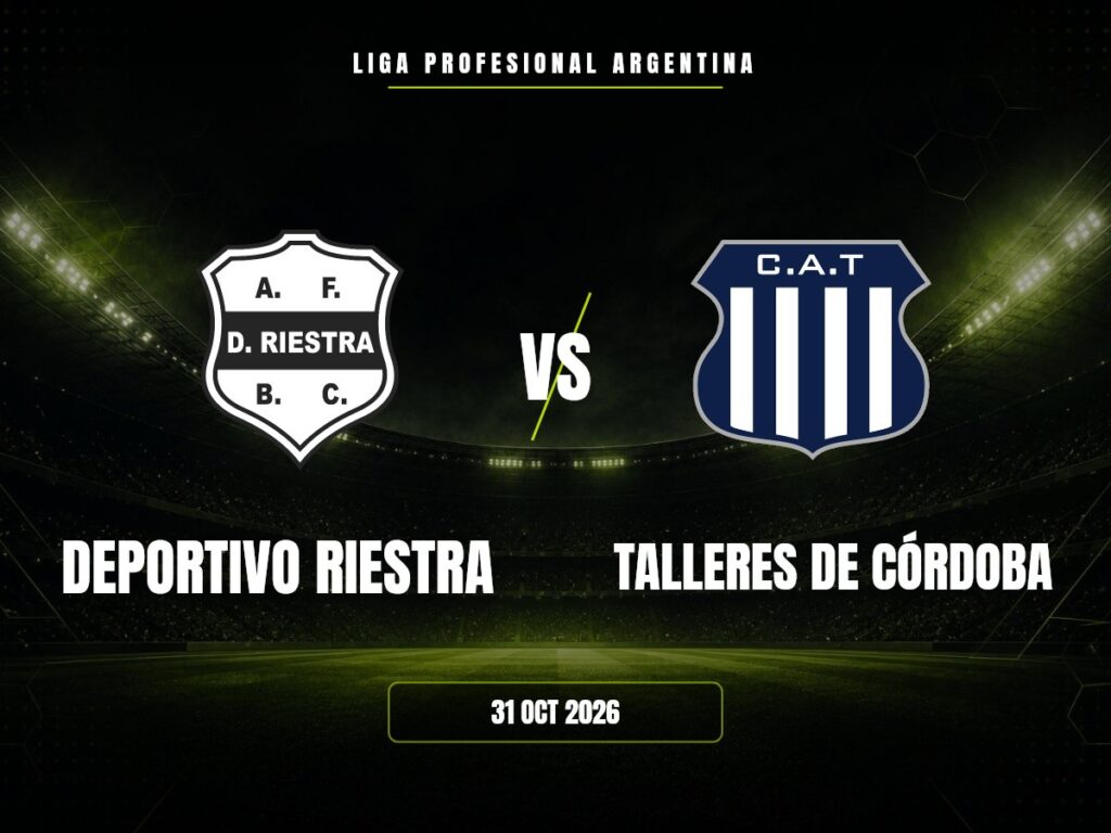 Deportivo Riestra vs Talleres: Pronóstico y Cuotas | Liga Argentina Deportivo Riestra contra Talleres De Córdoba, Liga Profesional Argentina