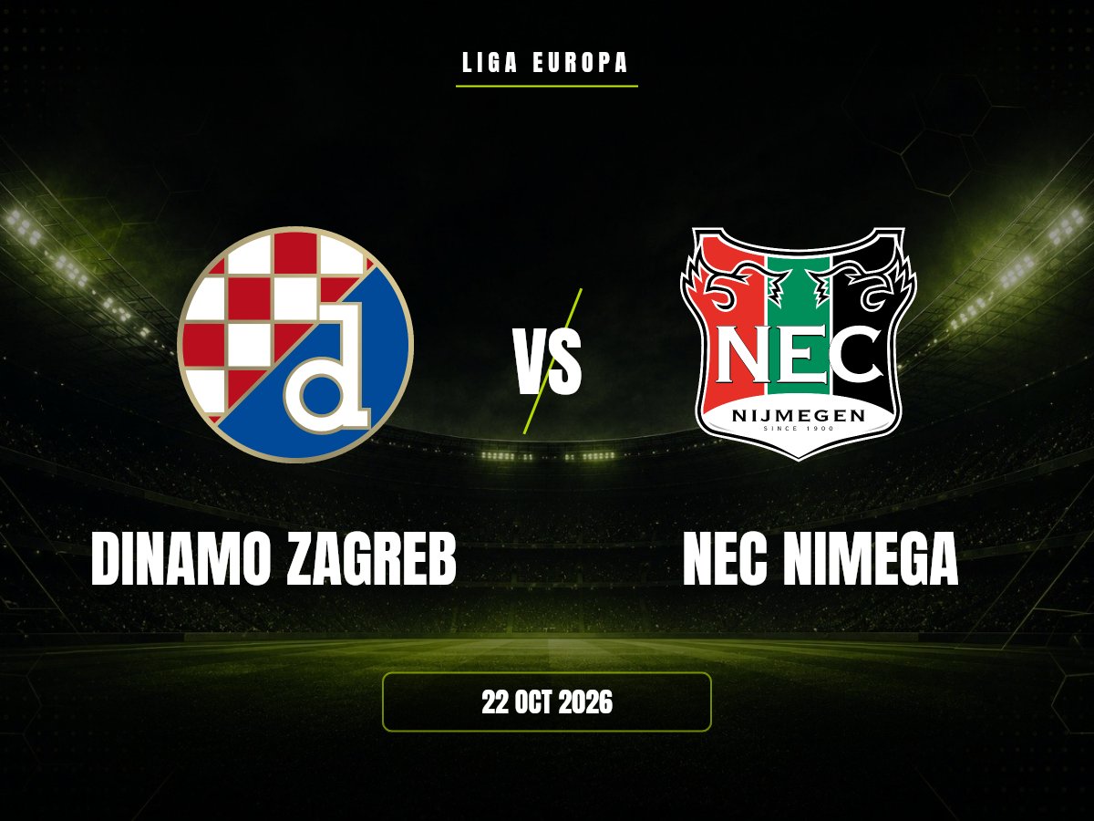 Dinamo Zagreb vs NEC Nimega: Pronóstico, Cuotas y Apuestas | Liga Europa Dinamo Zagreb contra NEC Nimega, Liga Europa