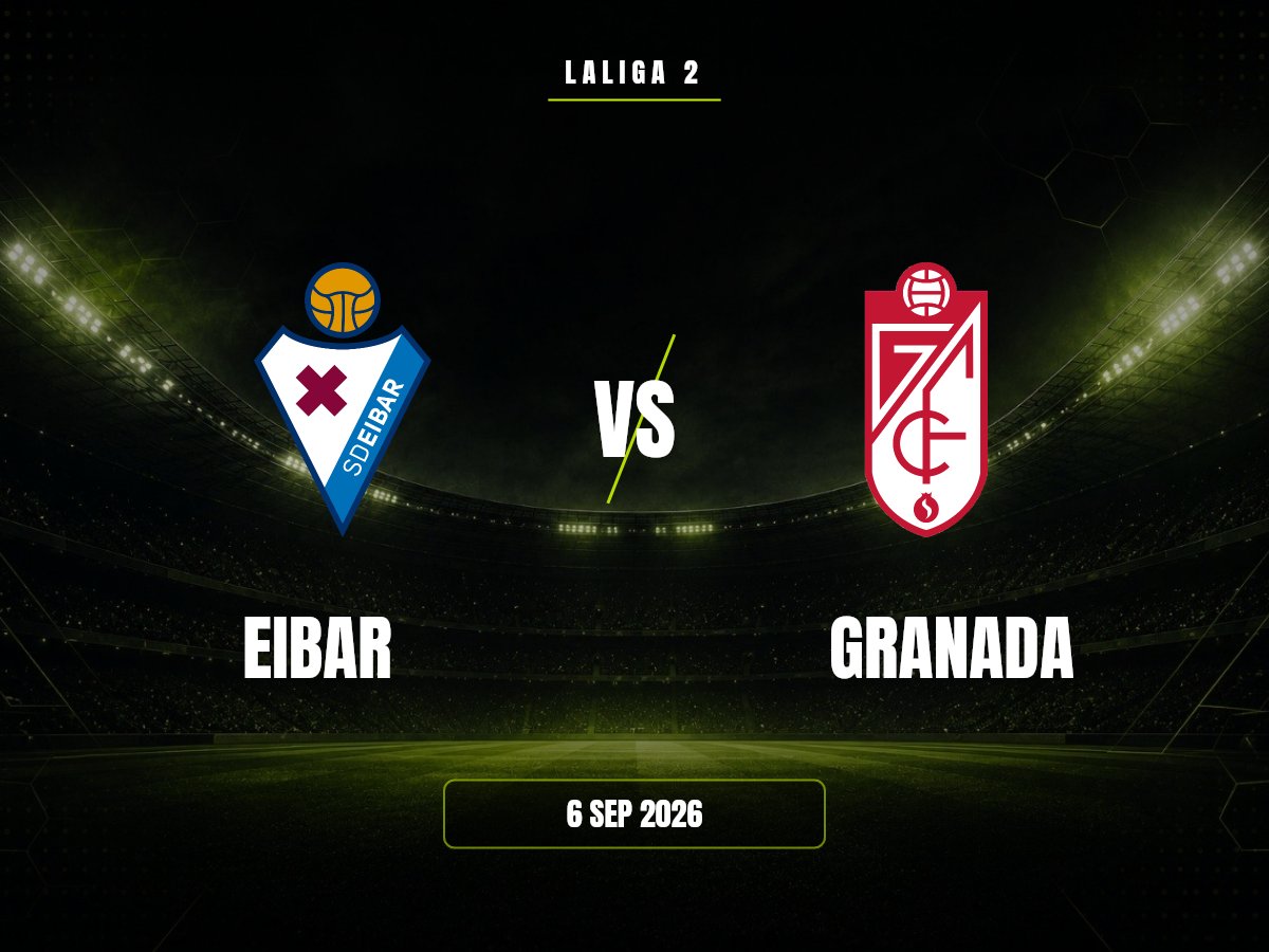Eibar contra Granada, LaLiga 2