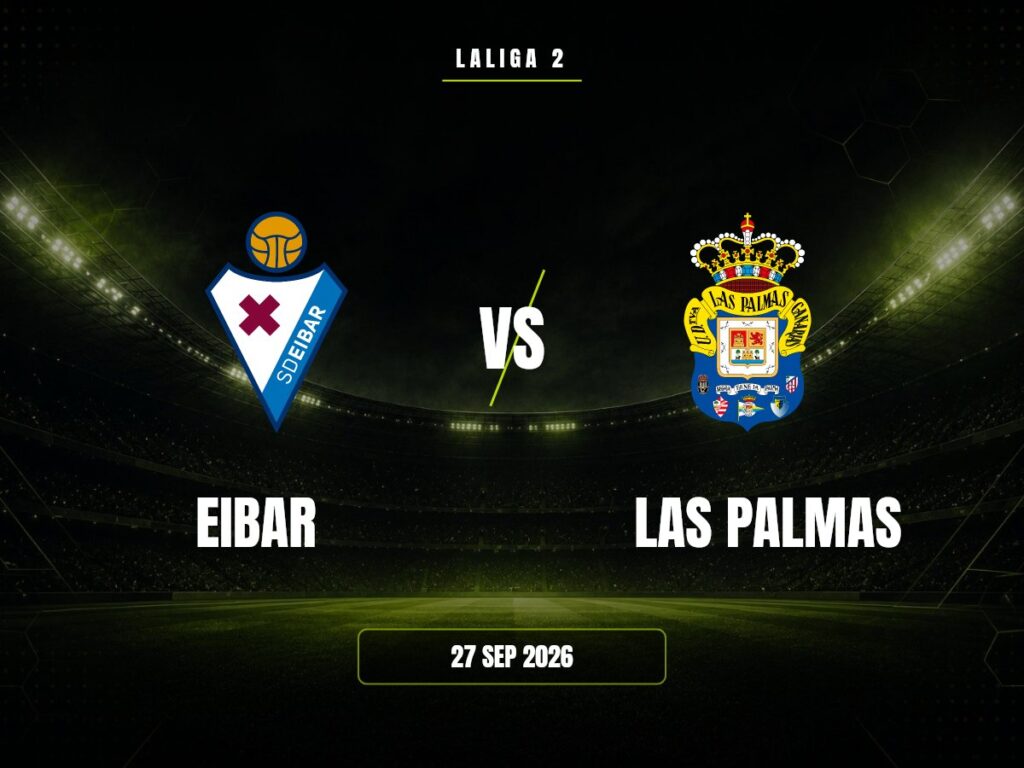 Eibar contra Las Palmas, LaLiga 2
