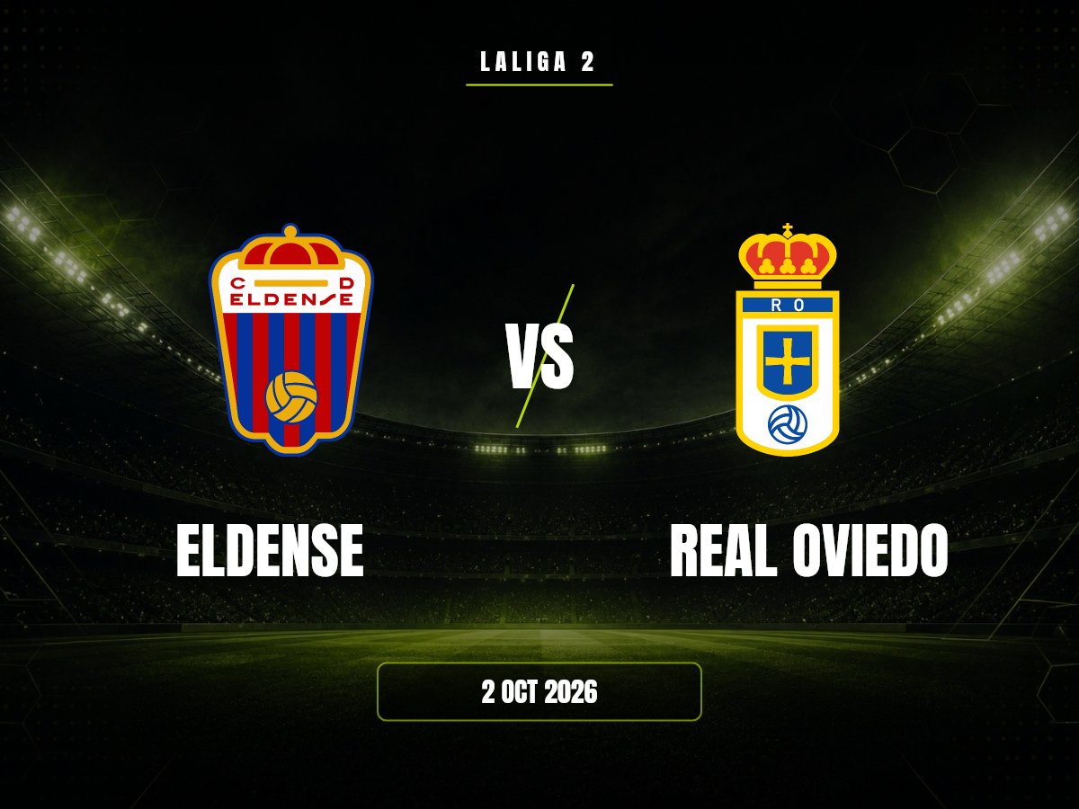 Eldense contra Real Oviedo, LaLiga 2