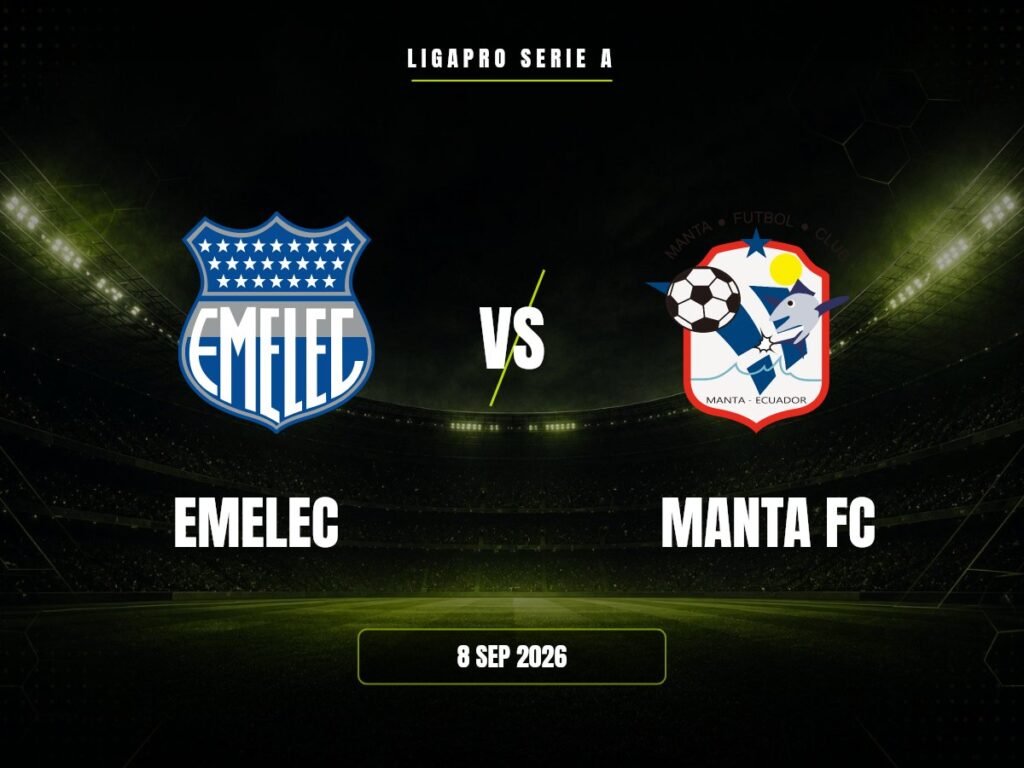 Emelec contra Manta FC, LigaPro Serie A
