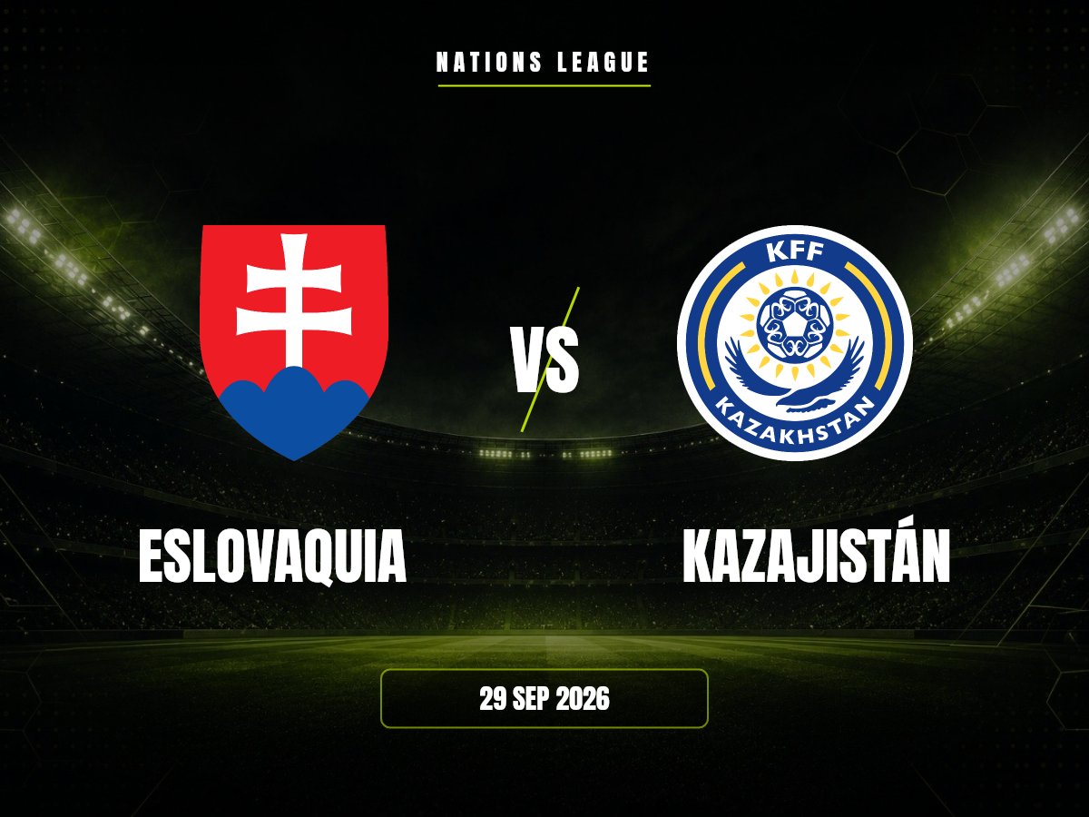 Eslovaquia vs Kazajistán: Pronóstico y Apuestas | Nations League Eslovaquia contra Kazajistán, Nations League