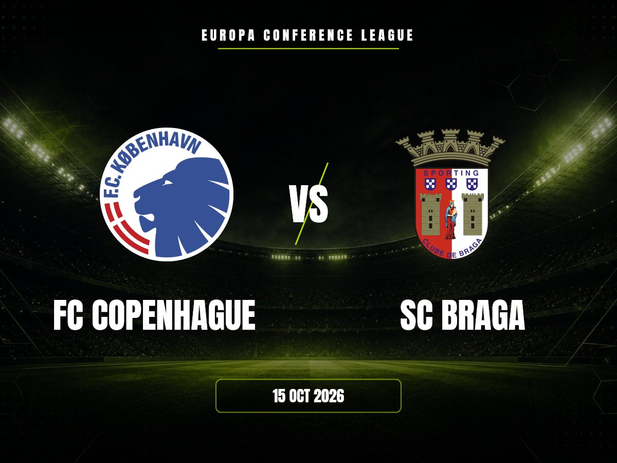 FC Copenhague vs SC Braga: Pronóstico, Cuotas y Apuestas | Conference League FC Copenhague contra SC Braga, Europa Conference League
