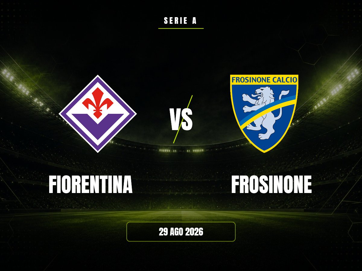 Fiorentina vs Frosinone: Pronóstico, Cuotas y Apuestas | Serie A Fiorentina contra Frosinone, Serie A