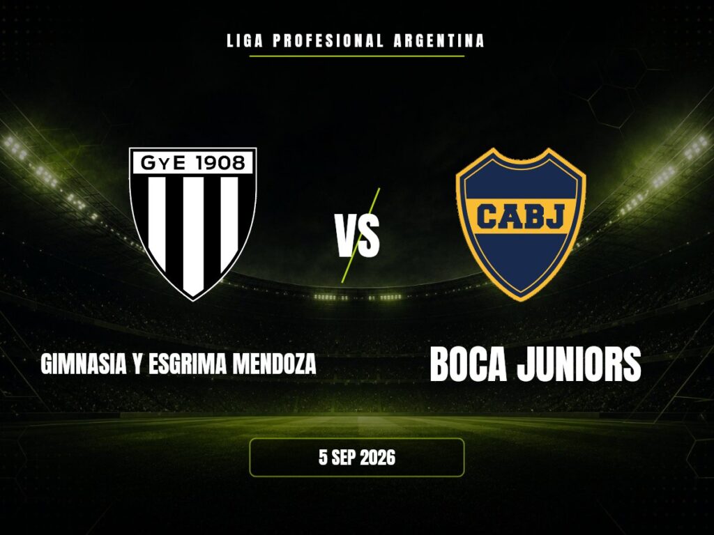 Gimnasia Y Esgrima Mendoza vs Boca Juniors: dónde ver, horario y canal | Liga Profesional Argentina Gimnasia Y Esgrima Mendoza contra Boca Juniors, Liga Profesional Argentina